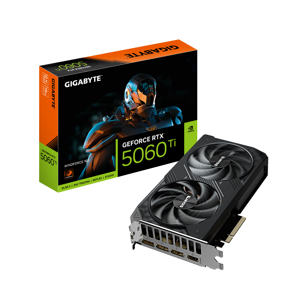 มือ1 Gigabyte GeForce RTX 5060 Ti 16gb Windforce