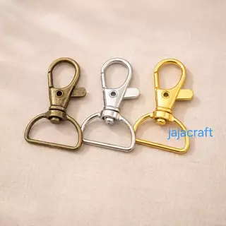 ตะขอเกี่ยวกระเป๋า(คอหมา) แพ็ค 10 ชิ้น ช่องสอดด้านล่างวัดด้านใน 1.5 cm สูง 3.5 cm.
