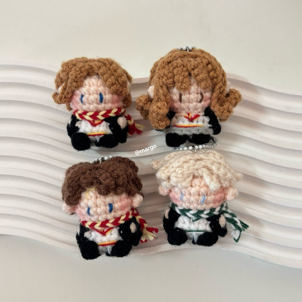 Harry Potter Keychain👑พวงกุญแจแฮร์รี่ พอตเตอร์ไหมพรม🎀พวงกุญแจไหมพรม🧶