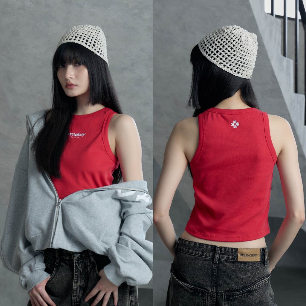 ❗️[ส่งด่วน กทม. 4 ชม.]❗️HOMEBOY เสื้อแขนกุด รุ่นHB.HOT.SHOT.GIRL.TANKTOP