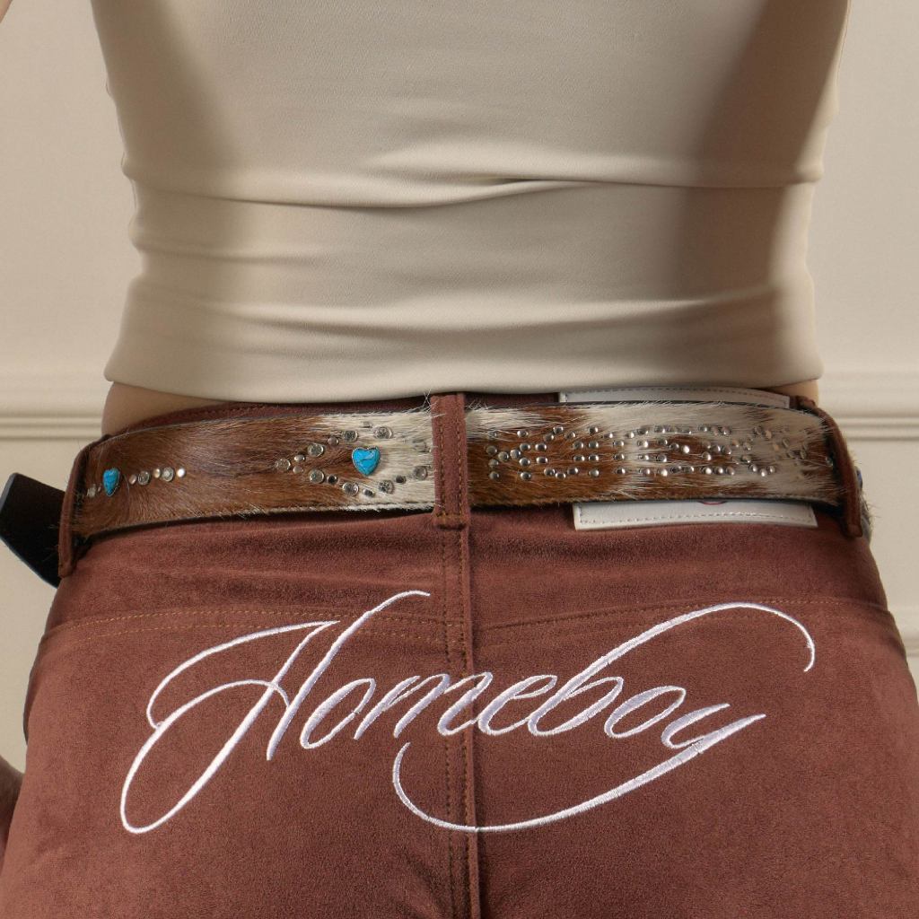 HOMEBOY เข็มขัด HB.SHANKKY.BELT   หนังวัวแท้ ใส่ได้ทุกวัน