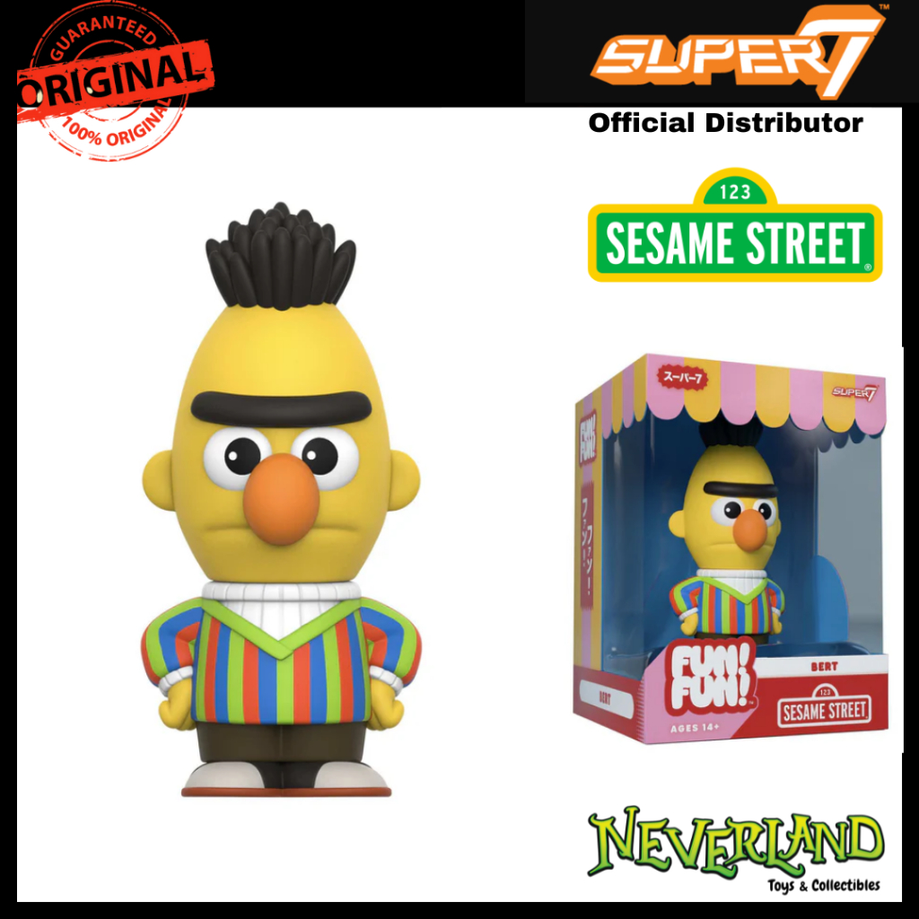 Super7 Sesame Street Bert FUN FUN Wave 2 Figure