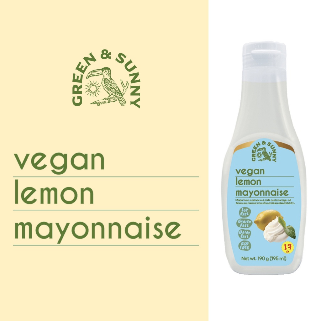 LEMON VEGAN MAYONNAISE วีแกนเลมอนมายองเนส