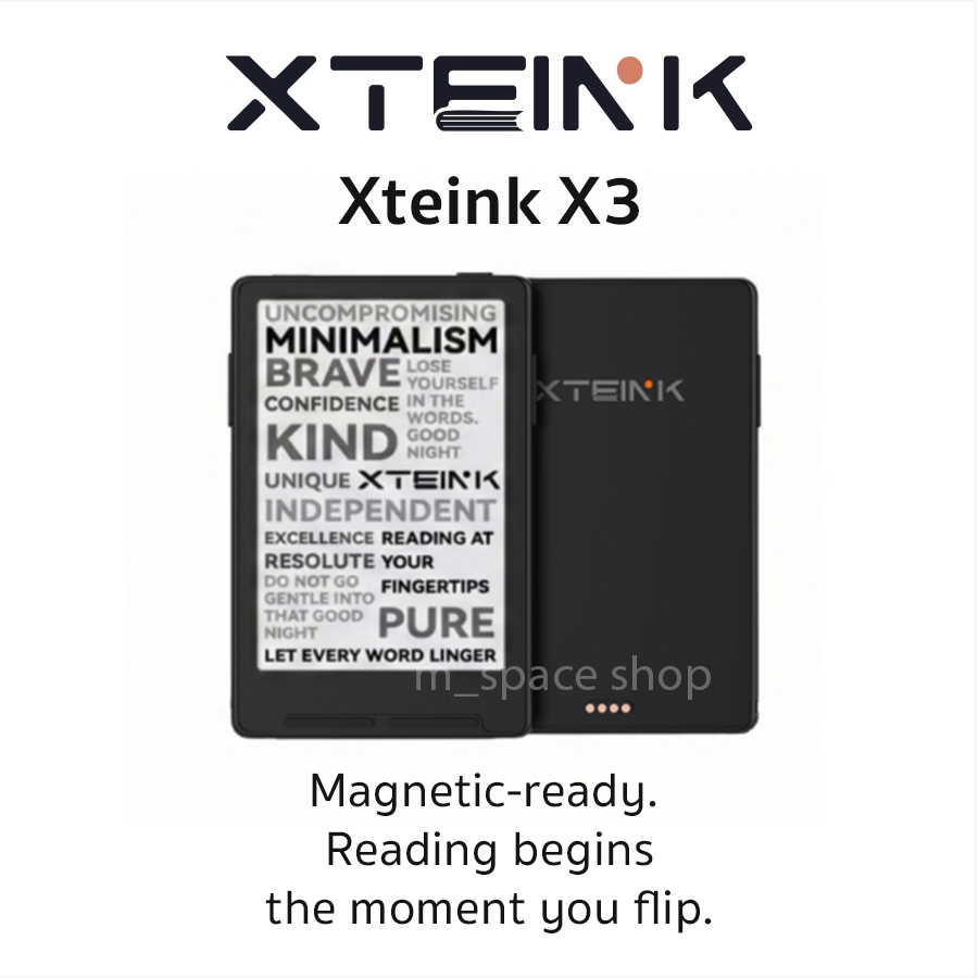 Xteink X3  【พรีออเดอร์】  Magnetic Ready, Ultra-Thin Paper-like eReader