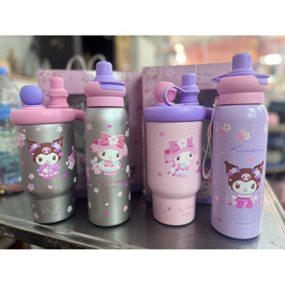 แก้วน้ำ+ขวดน้ำแพคคู่ลายsario คุโรมิและมาย์เมย์งานแท้💯