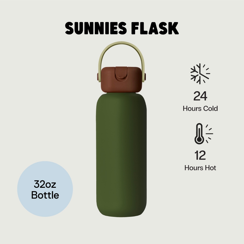 Sunnies Flask 32oz Ready-made Flask (กระบอกน้ำเก็บความร้อน-เย็น)