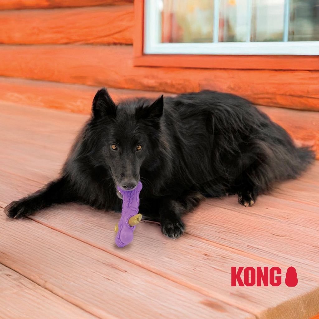 KONG كرة Squeezz Flex بصافرة M — صورة 2