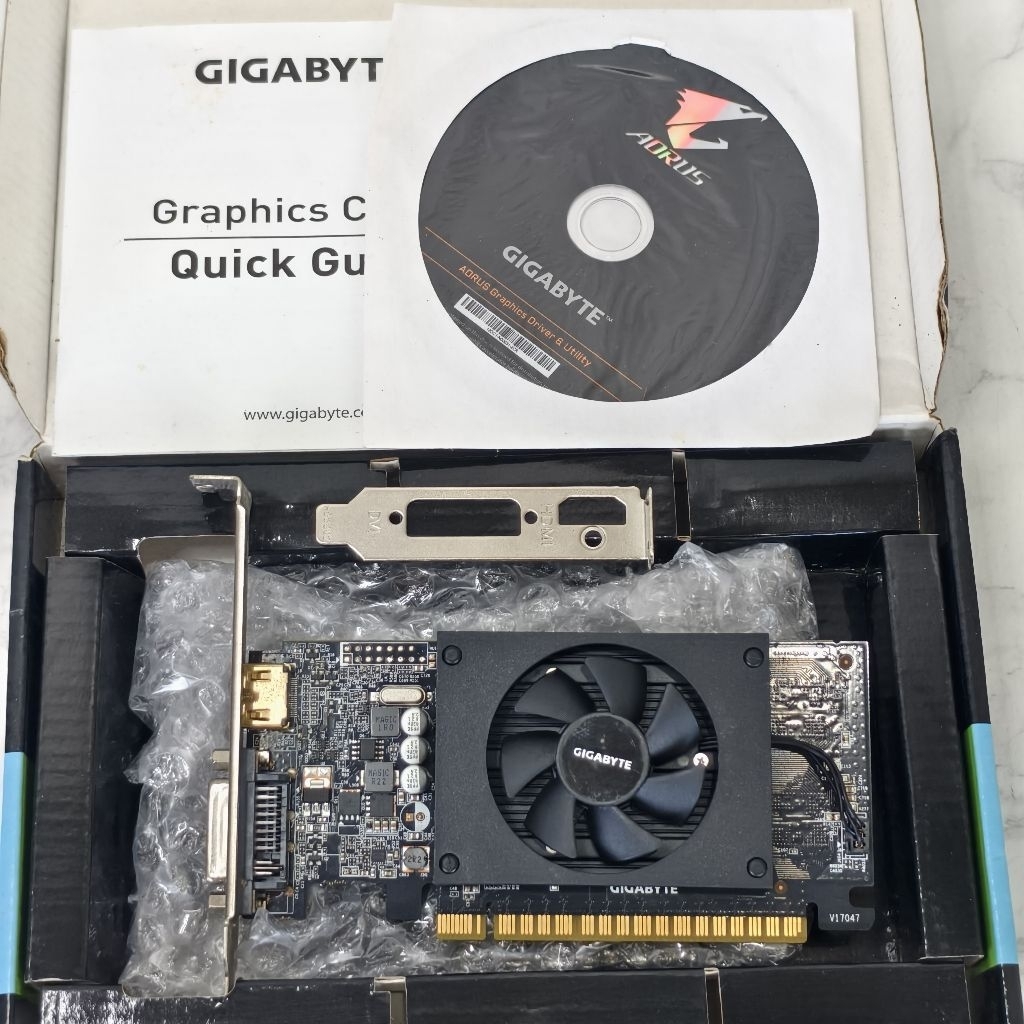 GIGABYTE GT 710 2G DDR5 low profile มือสอง พร้อมใช้งาน