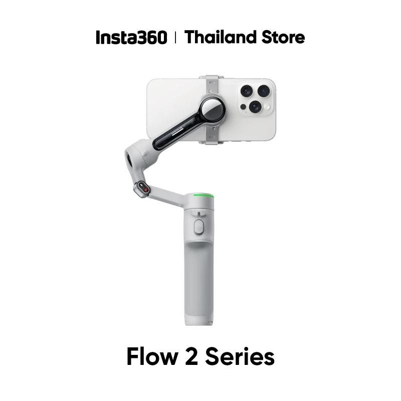 Insta360 Flow 2 Series | Smartphone Gimbal | ไม้กันสั่นสำหรับสมาร์ทโฟน | AI Tracking อัจฉริยะ ติดตามตัวแบบอัตโนมัติ thumbnail 6