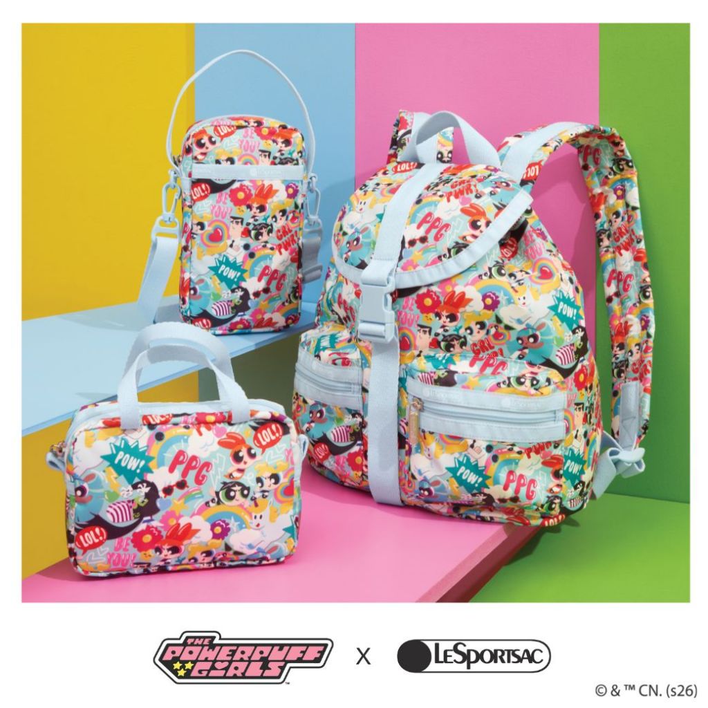 Lesportsac Mini Phone Crossbody Bag กระเป๋าใส่มือถือ Style 3505 Lesportsac x Powerpuff girls ราคา ถูกที่สุด ดีลบีเคเค แกลเลอรีภาพที่ 7