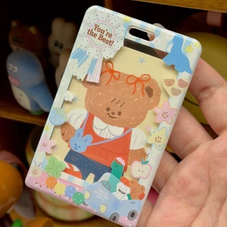 มีลายใหม่! Lovely Cardbox กรอบใส่การ์ดลายน่ารัก ใส่บัตรคอนโด การ์ดไอดอล มี3ลาย | Stickwithme4ev