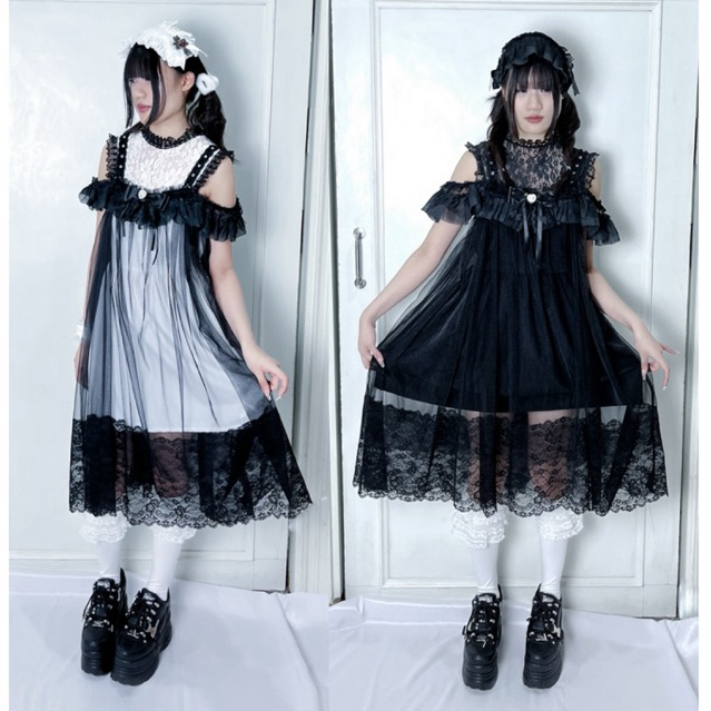RAY Kana dress ชุดเดรสสไตล์ญี่ปุ่น ชุดเดรสสไตล์ Gothic lolita