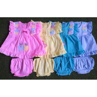 ชุดกระโปรงเด็กหญิง ไซส์Sแรกเกิด - 6 เดือน (เซ็ท 3 ชุด, แพ็ค …
