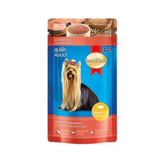 SmartHeart สมาร์ทฮาร์ท อาหารเปียกสุนัข แบบซอง 120g (1โหล 12 ซอง)
