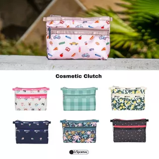 Lesportsac (ไม่มีสาย,มีหลายสี) Cosmetic Clutch Bag กระเป๋าเครื่องสำอาง กระเป๋าเครื่องเขียน Style 7105