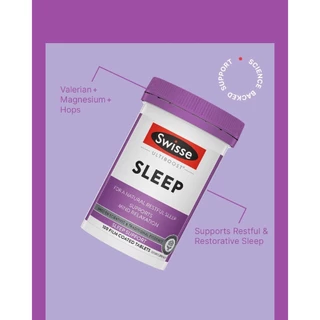 Swisse Sleep สมุนไพรช่วยการนอน ขวดใหญ่100เม็ด EXP10/2028