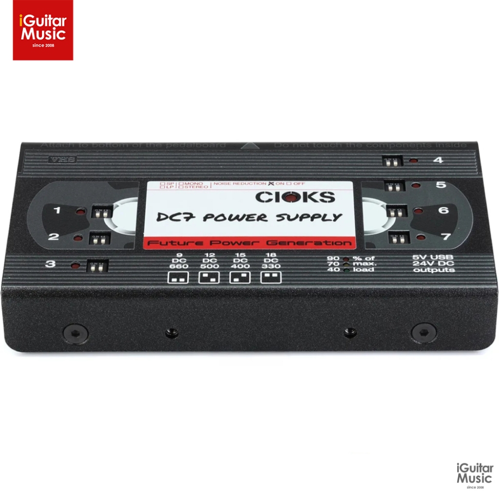 CIOKS DC7 Pedal Power Supply VHS พาวเวอร์ซัพพลาย ตัวจ่ายไฟเอฟเฟค