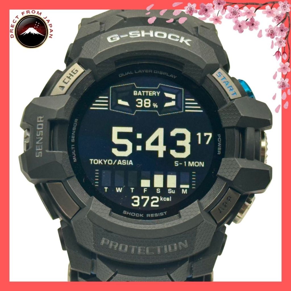 CASIO G-SHOCK GSW-H1000-1JR G-SQUAD Wear OS GPS Heart Rate ของแท้ 💯 พร้อมส่ง นำเข้าจากญี่ปุ่น