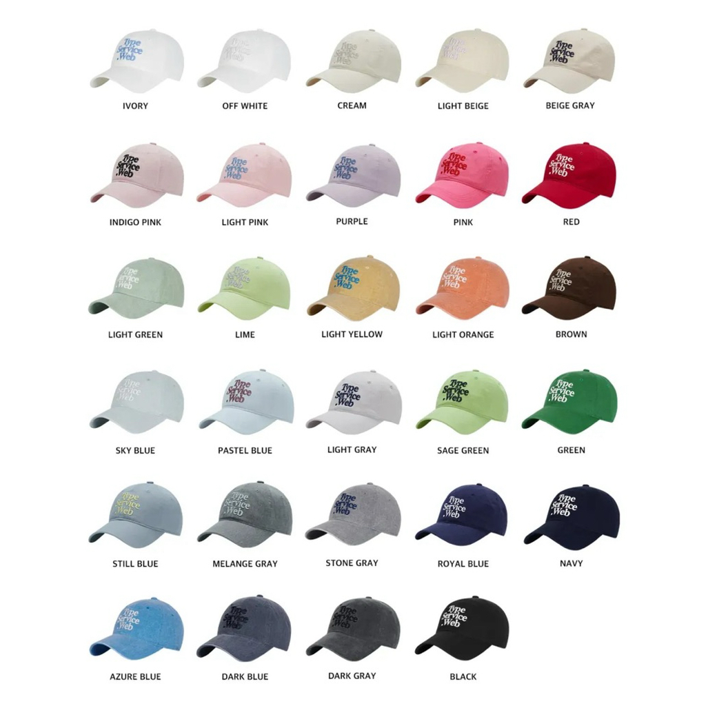 Preorder 3-4 วีค [ทักแชทก่อนกดสั่ง] Typeservice รุ่น Web Cap