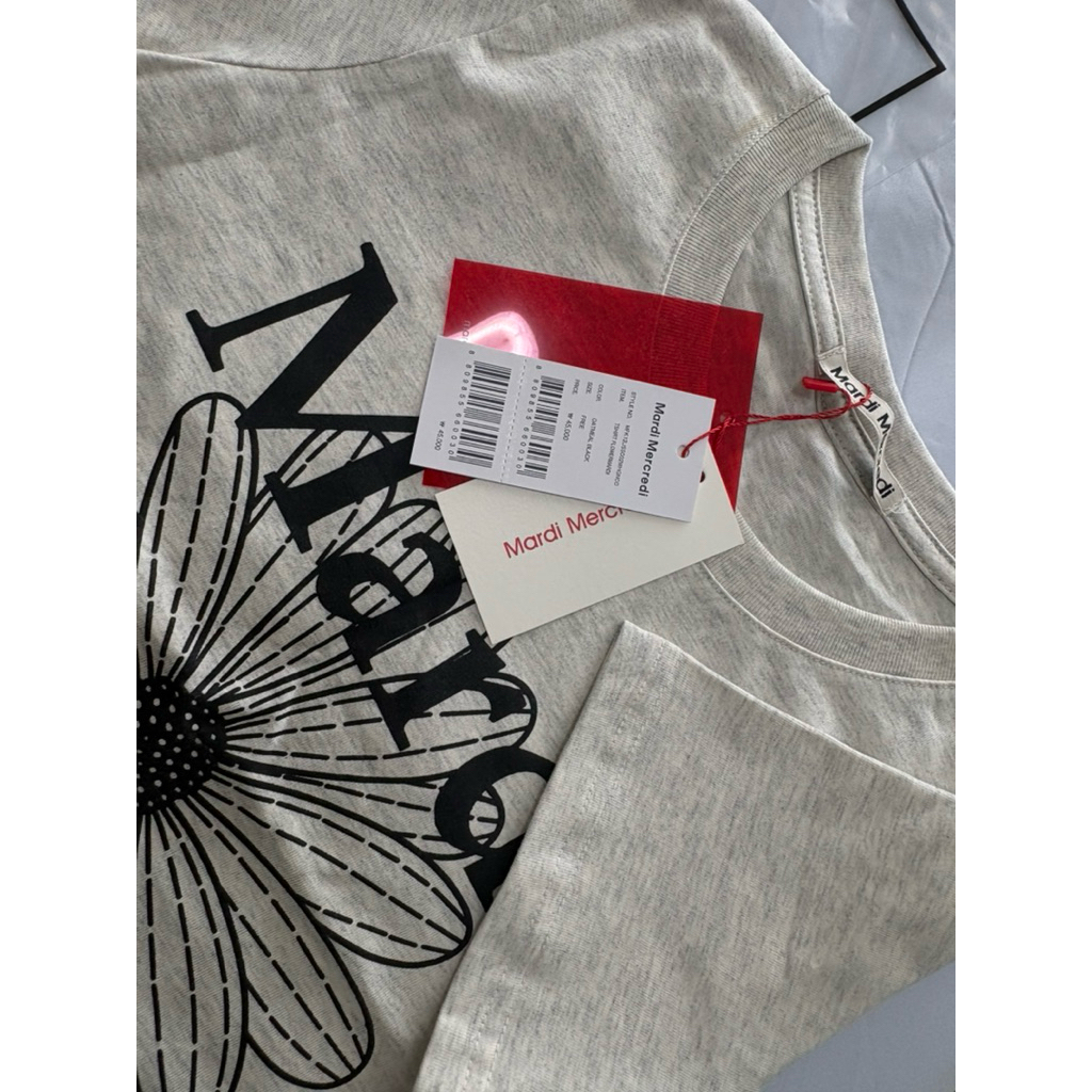 เสื้อยืด คร็อป Mardi ดอกไม้ S อก 32-34 ราคา ถูกที่สุด ดีลบีเคเค แกลเลอรีภาพที่ 3