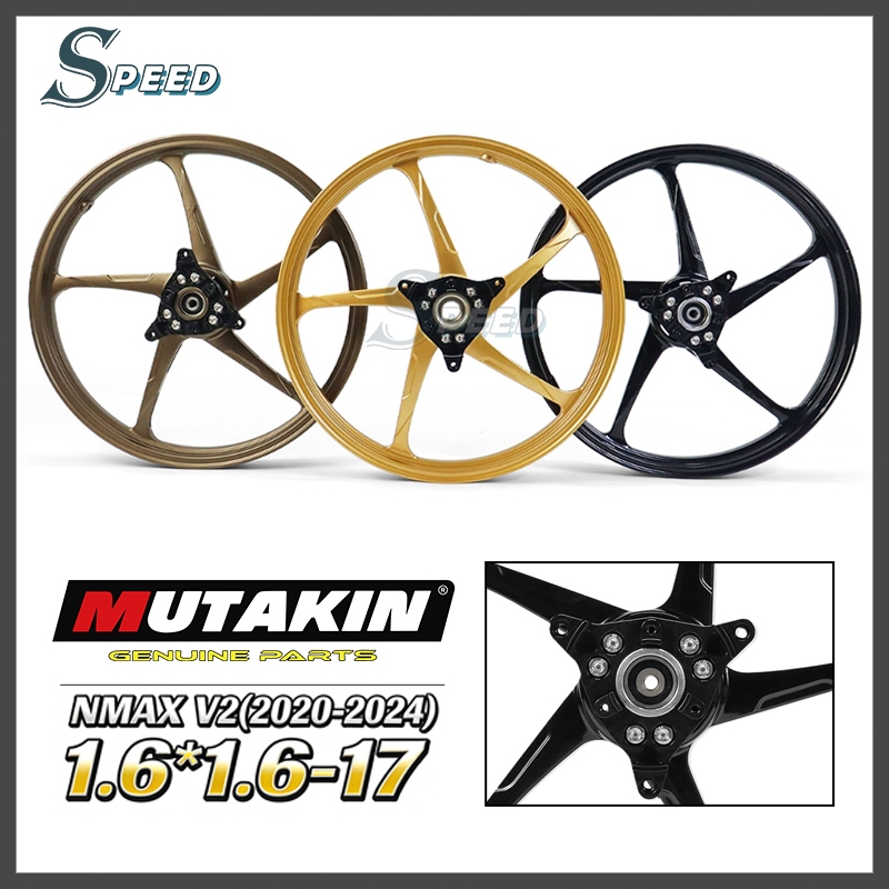 MUTAKIN SP500 ล้อ YAMAHA NMAX V2(2020-2024)(พร้อมหน้าแปลน) ขนาด1.6*1.6 ขอบ 17 ส่งเร็วทัน