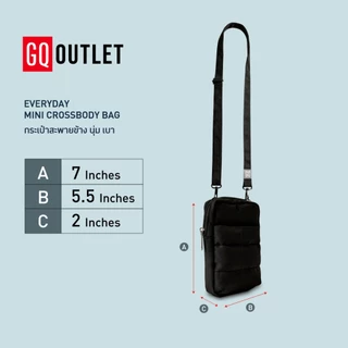 GQ EVERYDAY Mini Crossbody Puffy Bag กระเป๋าสะพายข้างนุ่มเบา