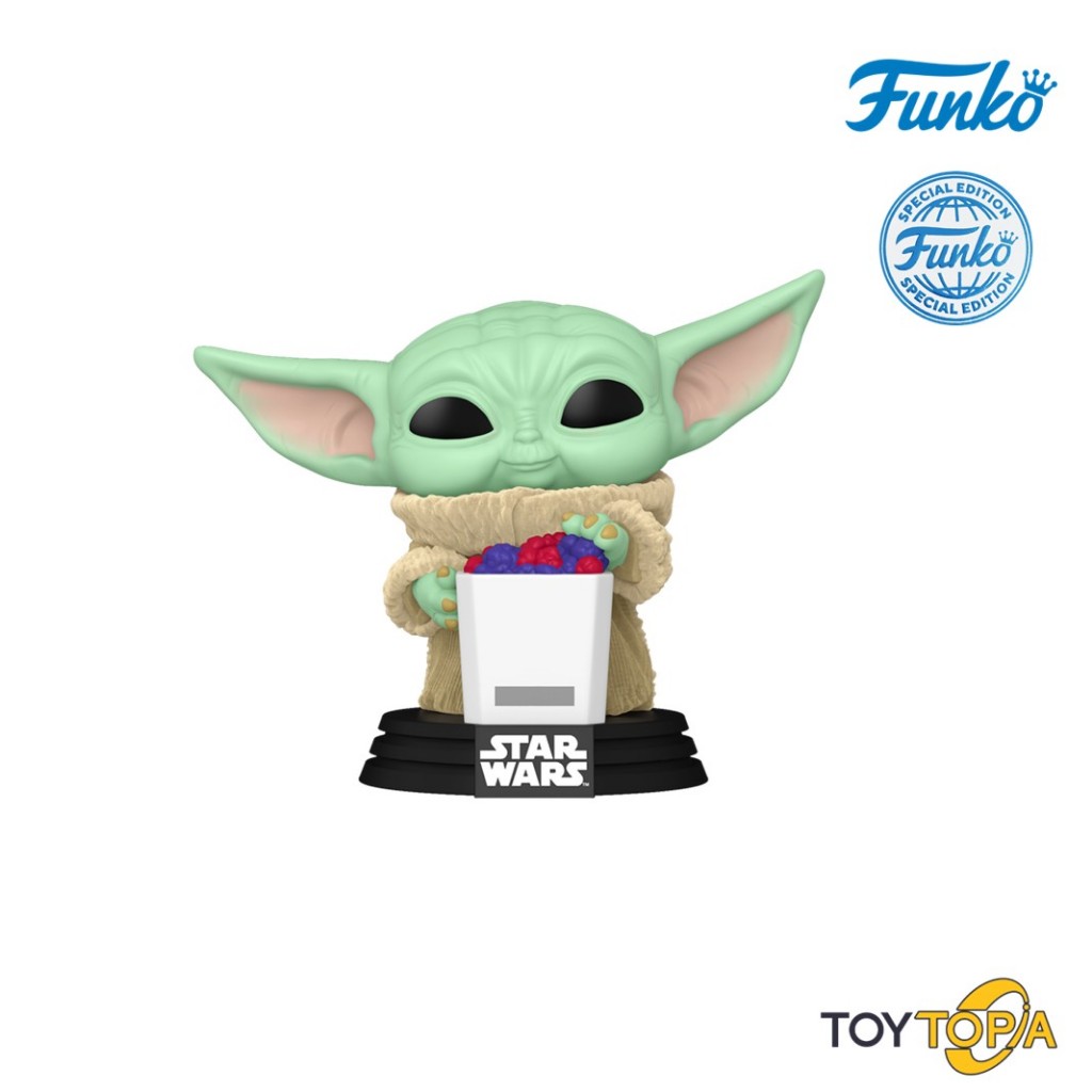 (93790) Grugu (Flocked)(825)(Exclusive) POP! Star Wars: Mandalorian & Grogu by Funko