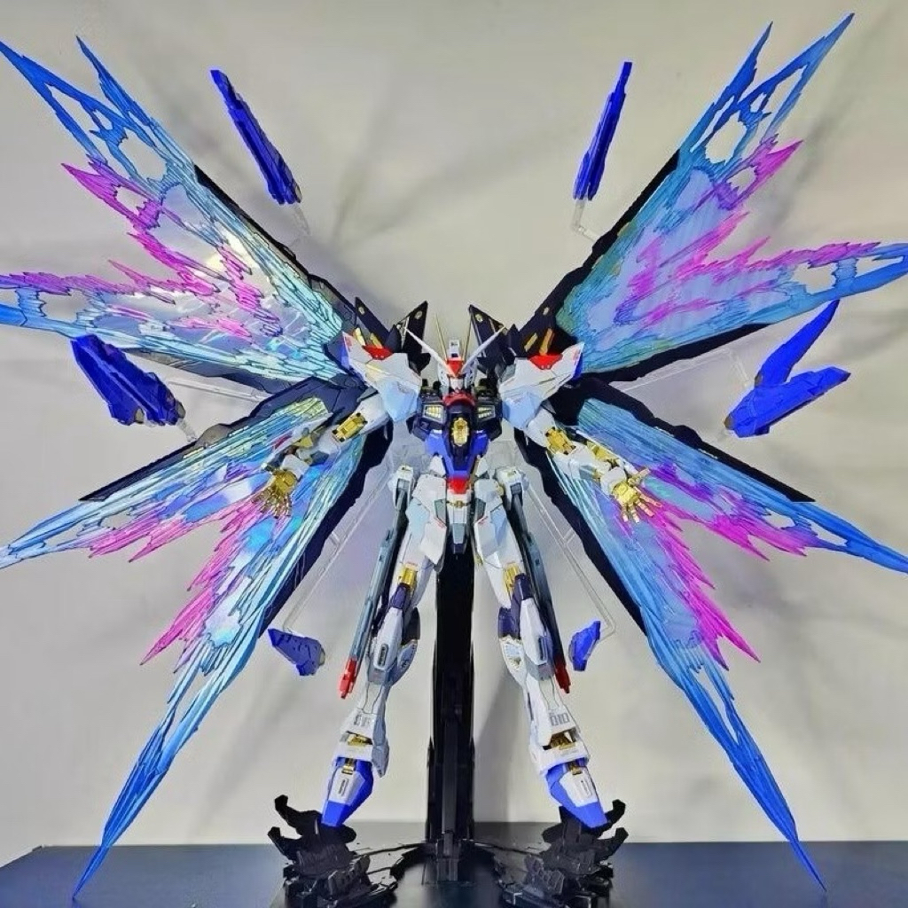 พร้อมส่ง Daban 8802s Soul Blue Version MB Strike Freedom 1/100 + ปีกแสง+ดีคอลน้ำ