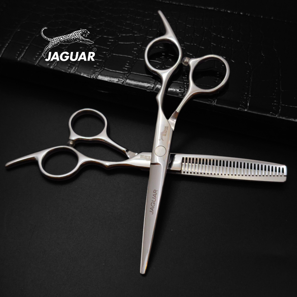 ถูก/แท้ Jaguar 1คู่ กรรไกรตัดผมจากัวร์ ขนาด6 นิ้ว (ซอย30%)