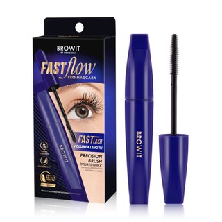 Browit Fast Flow Pro Mascara Fast Black-ฟาสต์โฟลว์โปร มาสคาร่า 6.5g