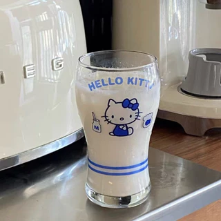 แก้ว Hello Kitty 410 มล วัสดุแก้ว พร้อมส่ง