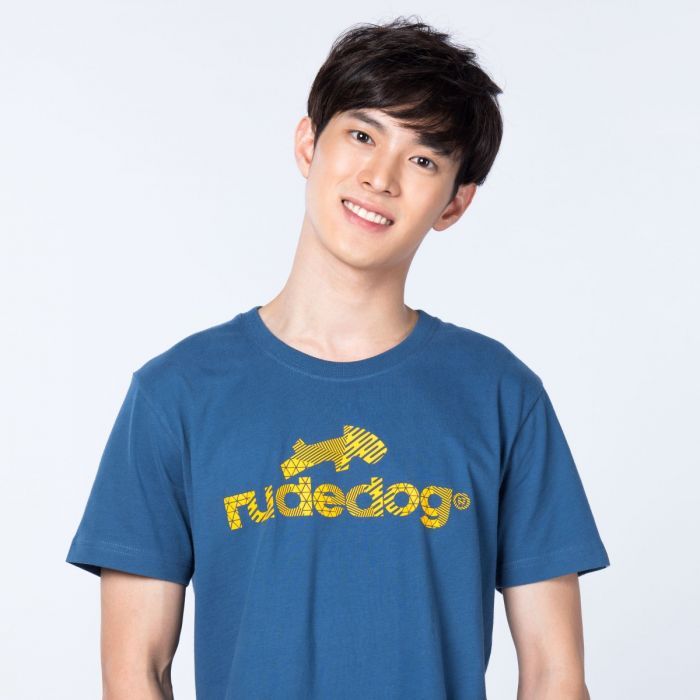 Rudedog  เสื้อคอกลม ชาย หญิง รุ่น Logo18 สีดีฟซี