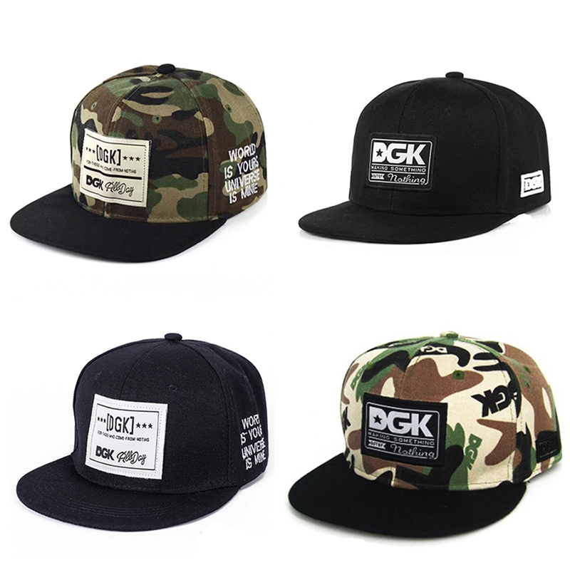 หมวกเบสบอล สไตล์ฮิปฮอป DGK ปักลายตัวอักษร หมวกฮิปฮอป สําหรับผู้หญิง และผู้ชาย แฟชั่น ย้อนยุค หมวกปีกแบน