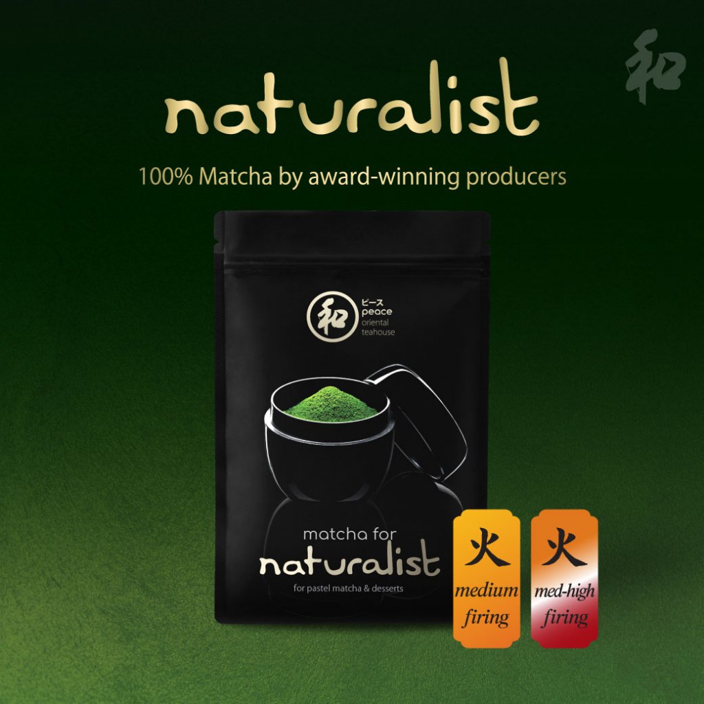 Peace 和 Naturalist Matcha 40g | ผงชาเขียวมัทฉะ 100%