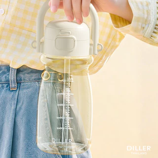 Diller Thailand กระติกน้ำ PPSU 380/720 ml. กระติกน้ำ PPSU ขวดน้ำฝาหมุน ยกดื่มง่าย ปราศจาก BPA ส่งจากกทม.