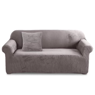 Sofa Cover ผ้าคลุมโซฟา กำมะหยี่ นุ่ม ยืดหยุ่นดี คลุมเต็มตัว รองรับโซฟาหลายขนาด