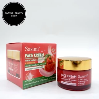 SASIMI Watermelon&Tomato Face Cream ครีมบำรุงผิวหน้า สูตรแตงโม มะเขือเทศ