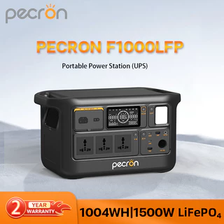 【รุ่นใหม่2026】PECRON F1000LFP Portable Power Station 1500W/960Wh แบตสำรองแบบพกพาสําหรับ Camping