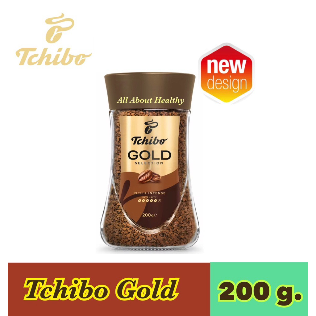 (EXP : 01.2027) พร้อมส่ง!! กาแฟสำเร็จรูป Tchibo Gold Selection 200g จำนวน1ขวด