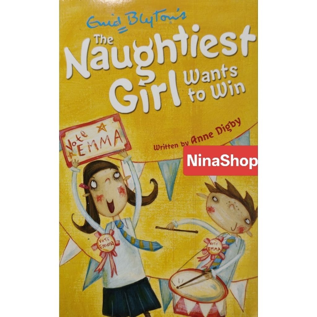 หนังสืออ่านภาษาอังกฤษเหมาะสำหรับเด็กหรือผู้เริ่มต้นหัดอ่านเรื่อง The Naughtiest Girl Wants to Win : 