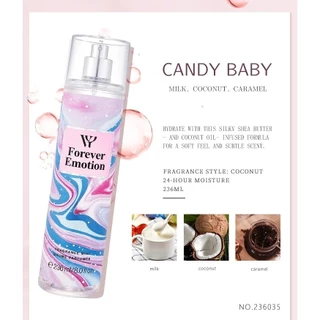 VY น้ำหอม พร้อมส่ง กลิ่นแคนดี้ เบบี้หอม หวาน ละมุน กลิ่นCANDY BABY ขนาด236ML Perfume (แพ็คเกจ ใหม่)