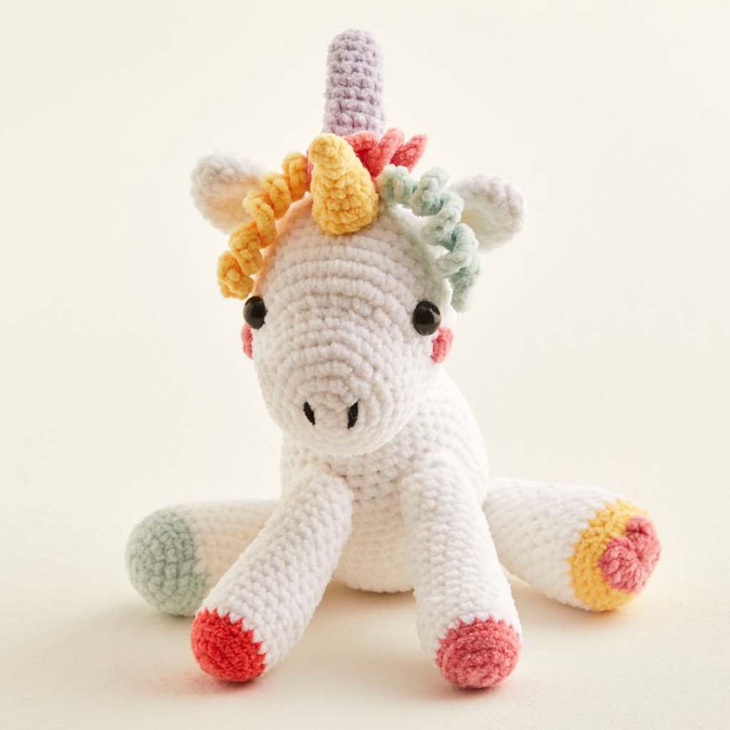 DMC Happy Chenille ชุด kit ถักตุ๊กตานุ่มนิ่ม Amigurumi ไหมมินิ 25 ม้วน ราคา ถูกที่สุด ดีลบีเคเค แกลเลอรีภาพที่ 6