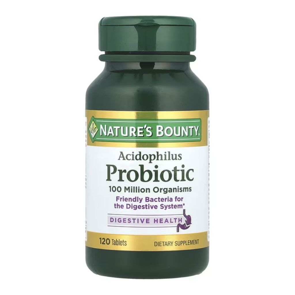 Nature's Bounty Acidophilus Probiotic 120 Tablets