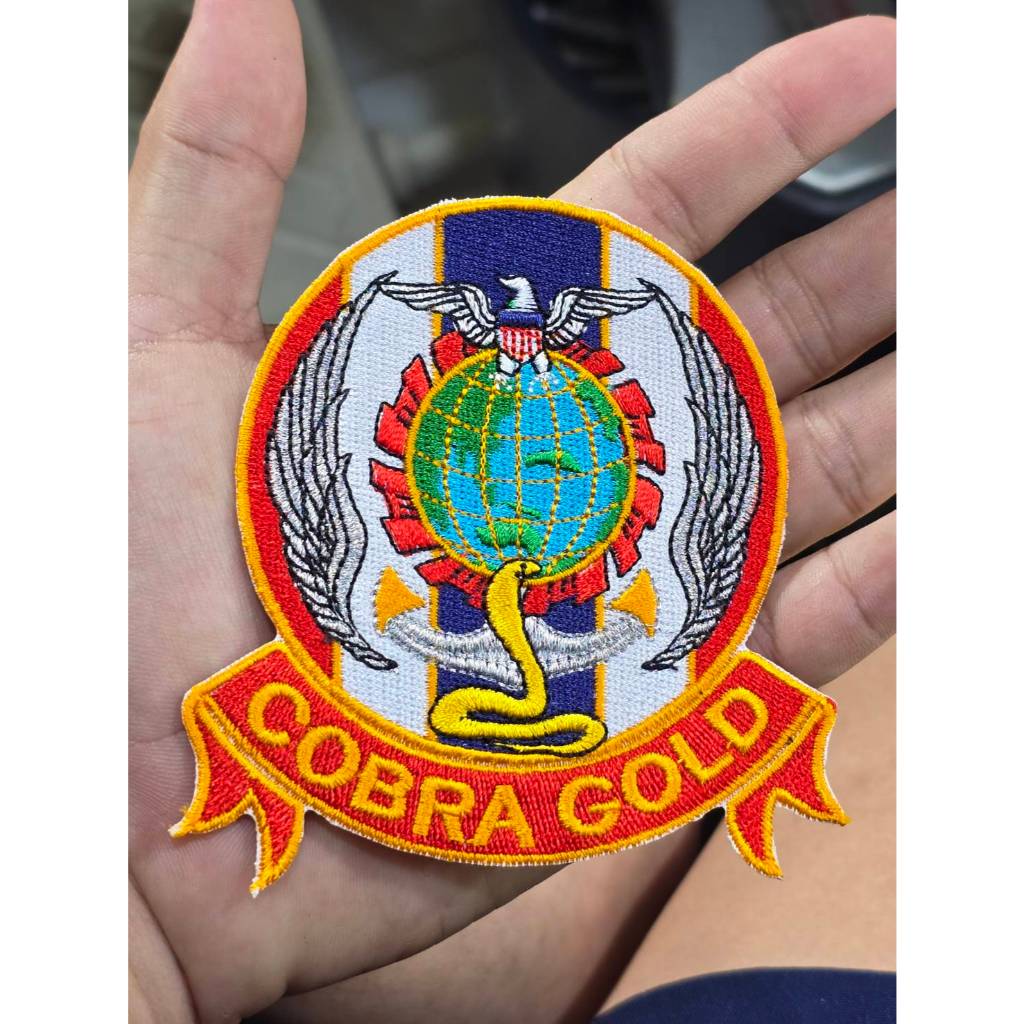 อาร์มผ้าปัก COBRA GOLD สินค้าแท้จากทหารเรือ