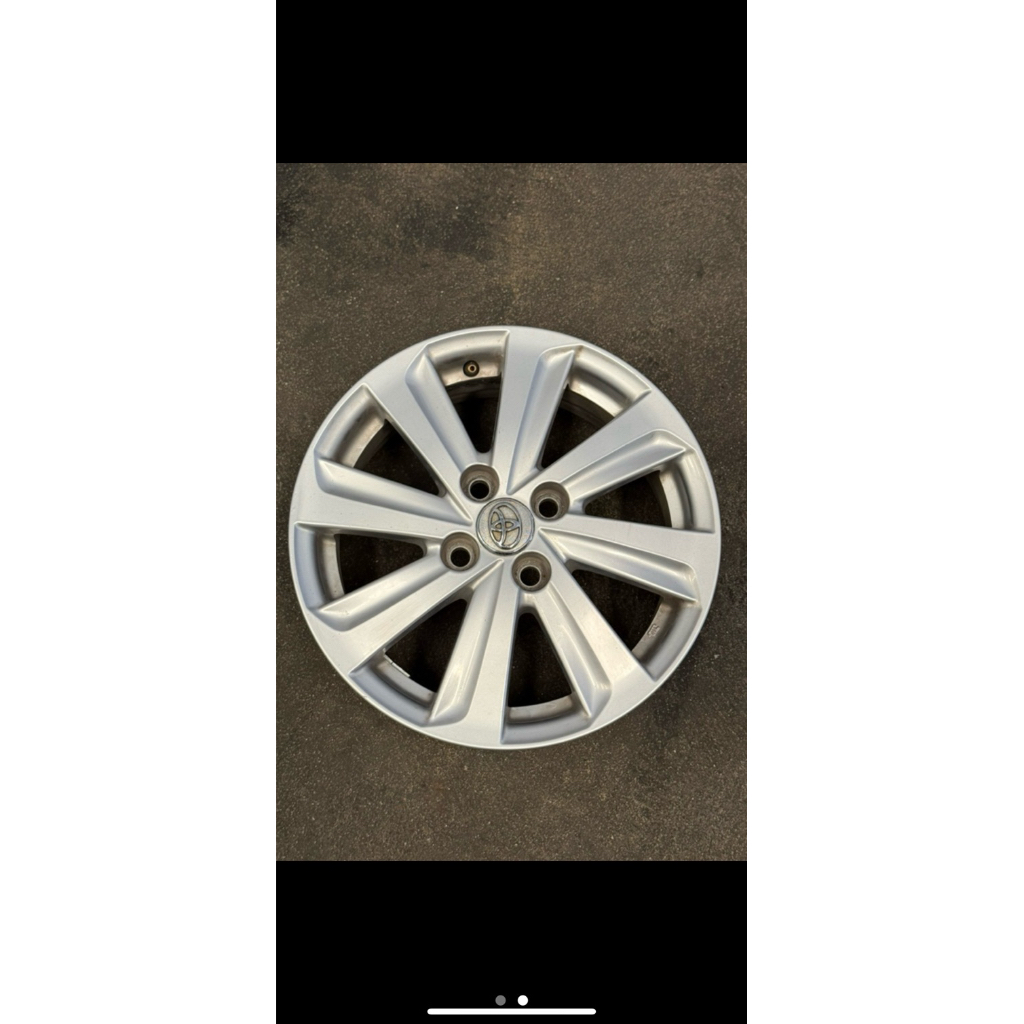 ล้อแม็ก Toyota vios Yaris ขอบ15 4รู100 ราคาต่อวง ซื้อแยกวงได้