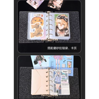 พร้อมส่ง🇹🇭ไส้แฟ้มA7 6ห่วง 1ช่อง 2ช่อง ไส้แฟ้มเก็บการ์ด เก็บโปสการ์ด โพลารอยด์ (AB,AA) #J0
