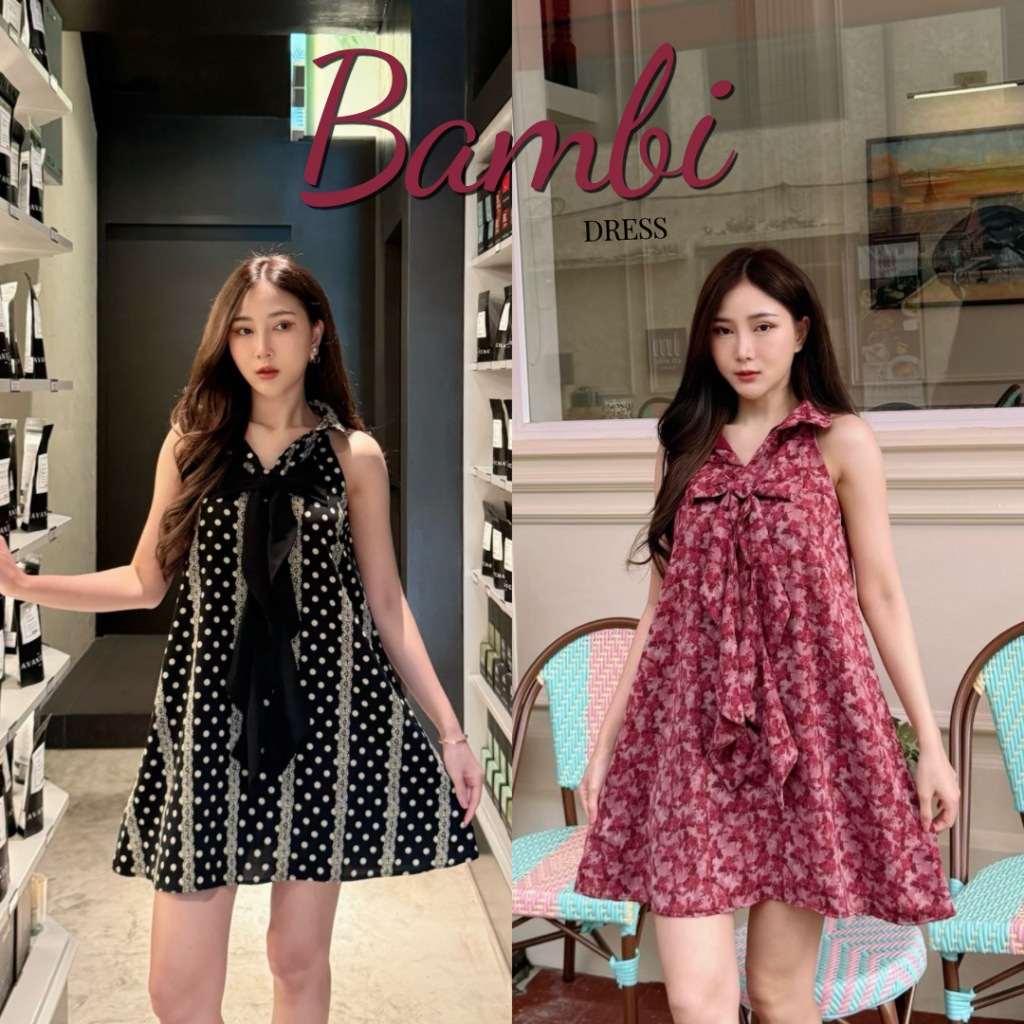 SIRINTRA : BAMBI MINI DRESS มี 2 สี