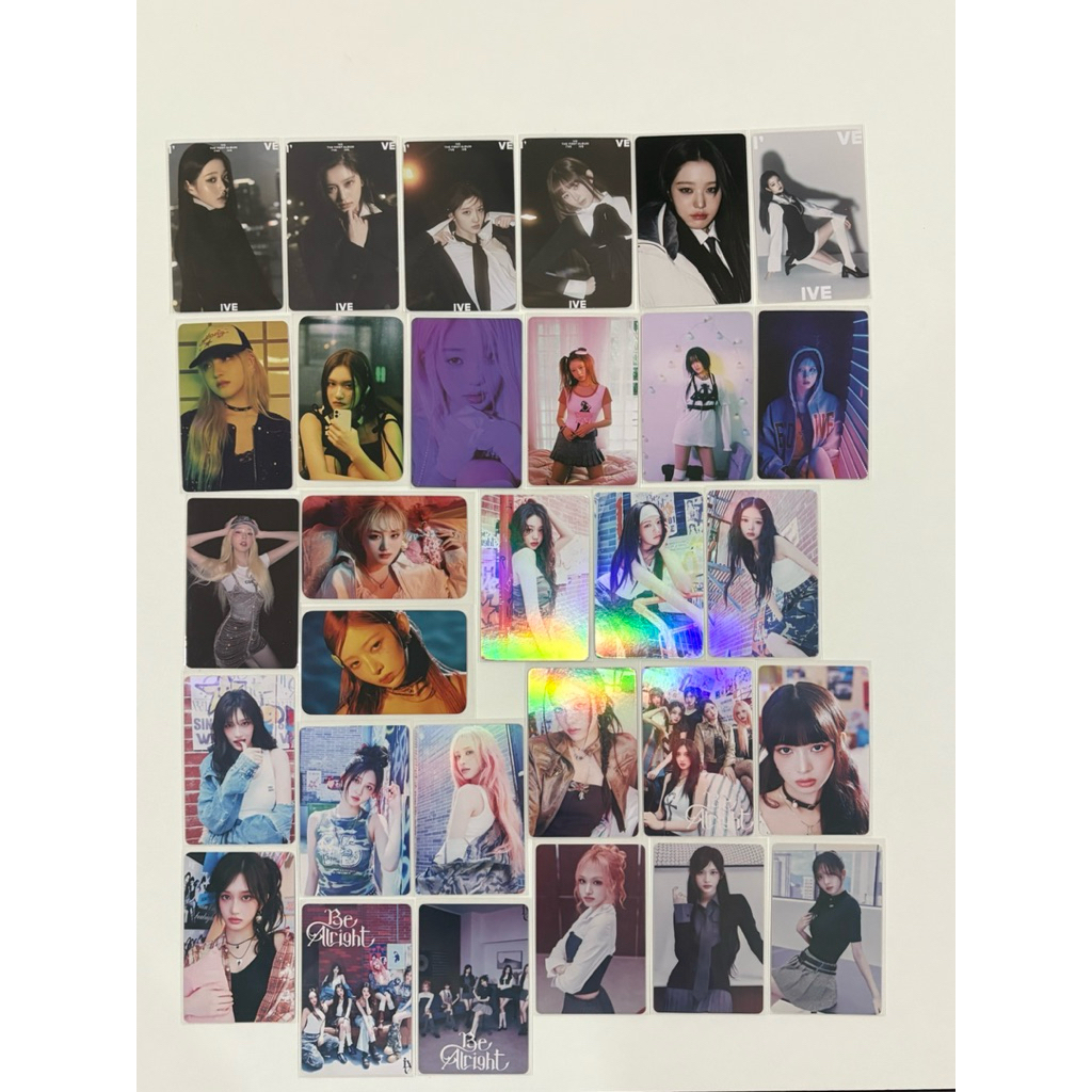 IVE IVE I Ive Mine I BE ALRIGHT I UNOFFICIAL FANMADE PHOTOCARDS I IVE IVE I IVE MINE I BE ALRIGHT