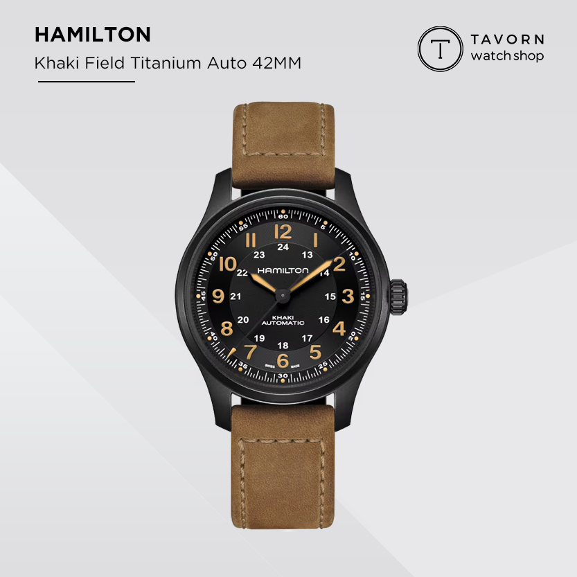 นาฬิกา Hamilton Khaki Field Titanium Auto 42MM รุ่น H70665533