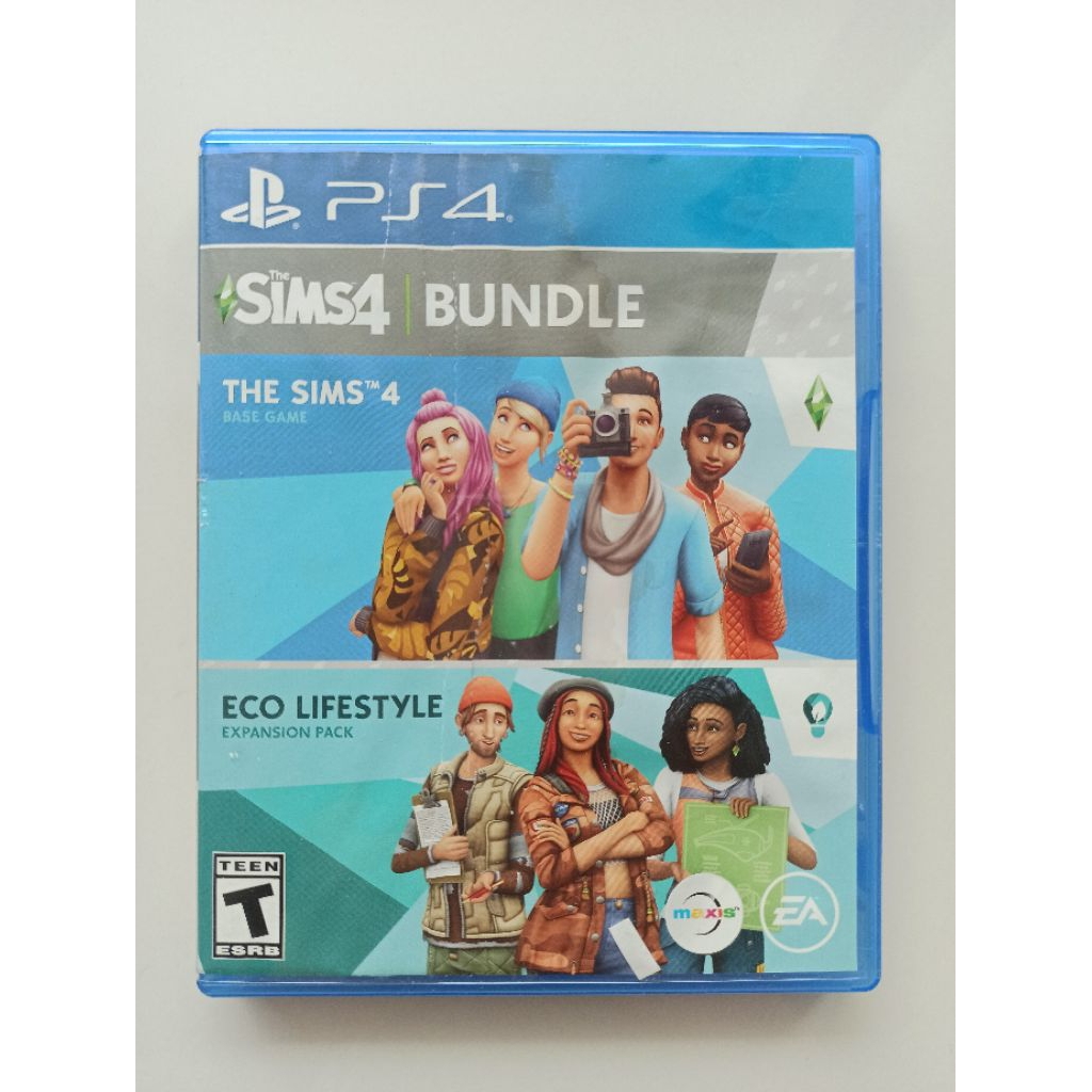 PS4 Games : The SIMS 4 Bundle (เกมหลัก+ภาคเสริม) มือ2 **ปกไม่สวย**